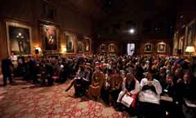 Audience in Waterloo Hall